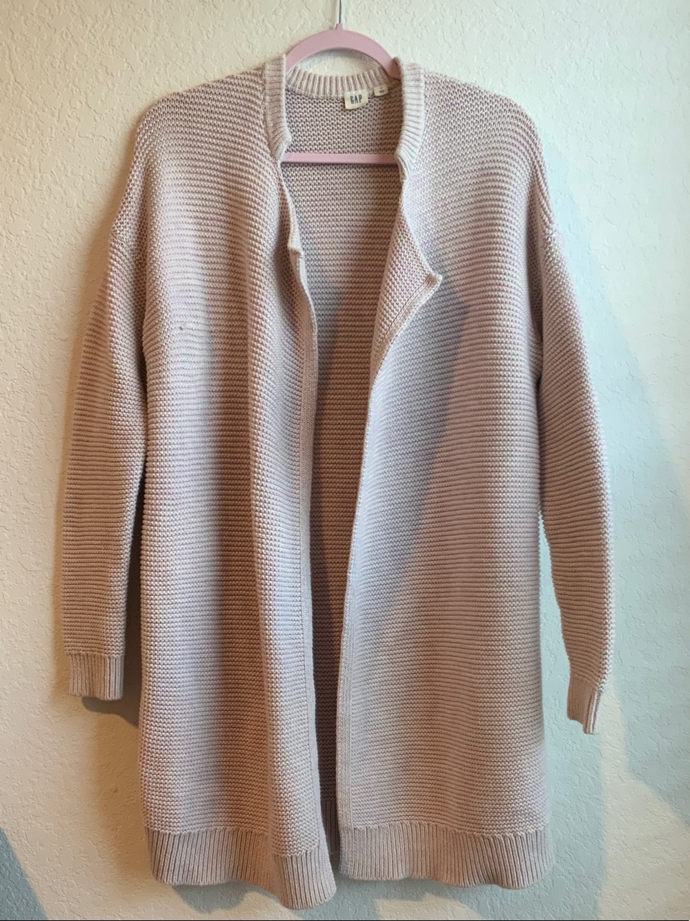 GAP Long Open-Front Knit Chunky Cardigan - Needs Repair